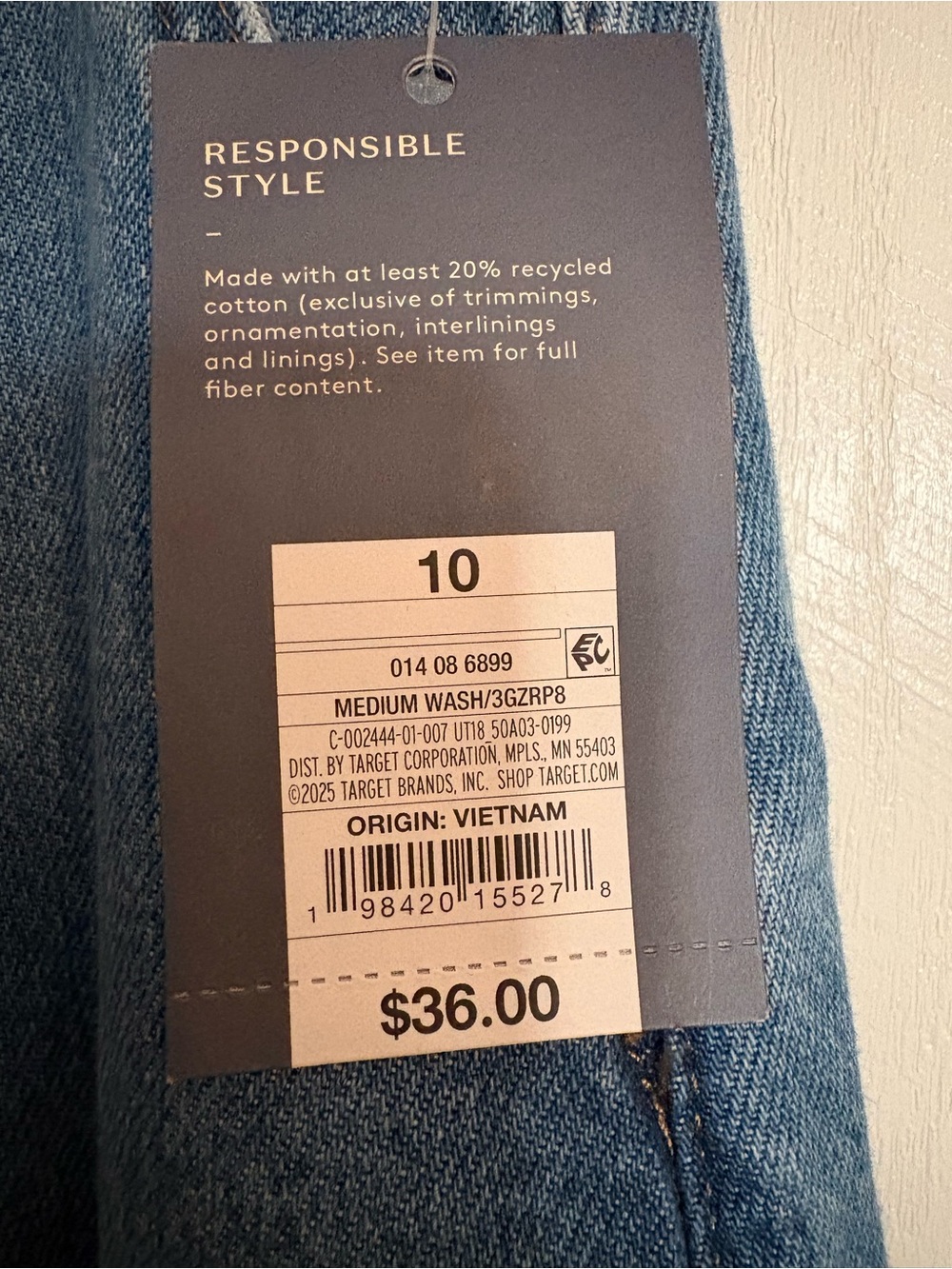 Universal Threads NWT Classic Blue Denim Maxi Skirt - Timeless A-Line Design 10 - Picture 4 of 13